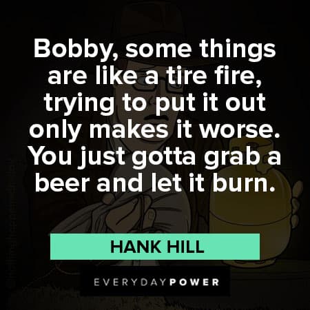 King of the Hill quotes from Hank Hill