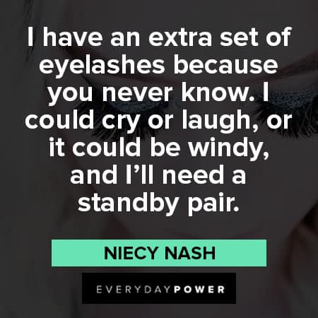 lash quotes about extra set of eyelashes