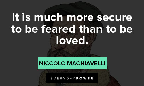 Machiavelli quotes to be loved
