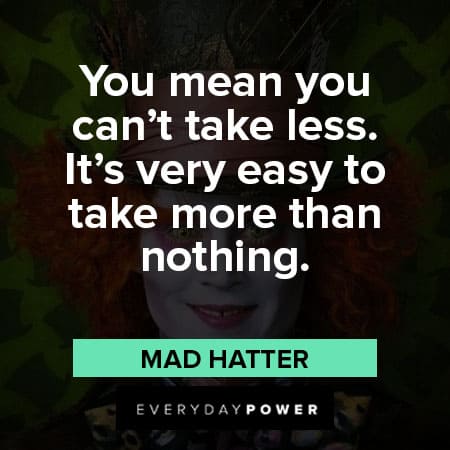 mischievous Mad Hatter quotes