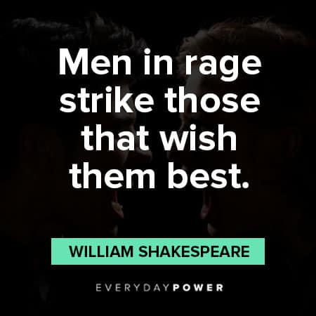 mad quotes about men in rage strrike those that wish them best
