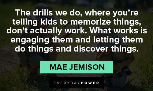 mae jemison quotes about memorize