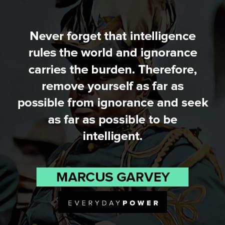 marcus garvey quotes on love