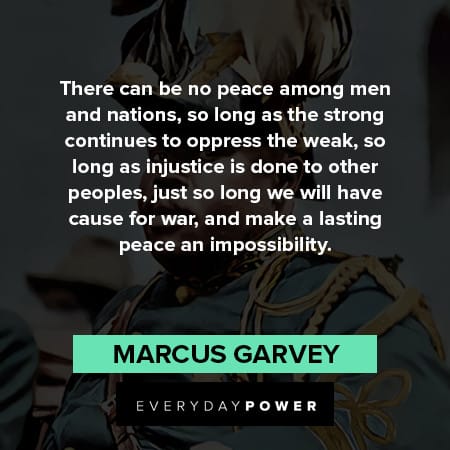 marcus garvey quotes on love