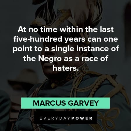 marcus garvey quotes about race of haters