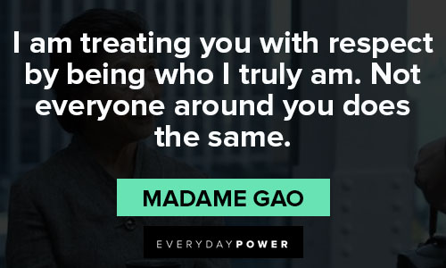 Marvel’s Iron Fist quotes from Madame Gao 