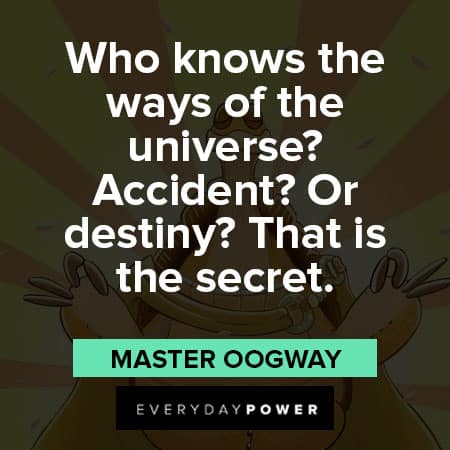 Master Oogway quotes about the ways of the universe