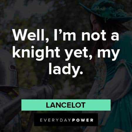 Merlin quotes about I'm not a knight yet