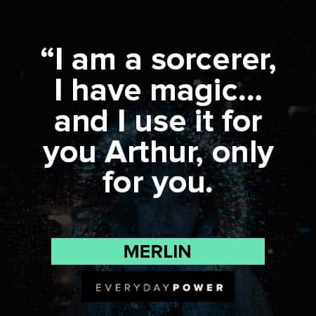 Merlin quotes about sorcerer