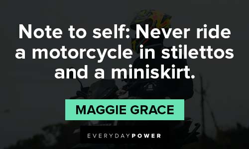 motorcycle quotes about self safety