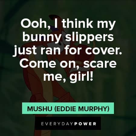 Mulan quotes about bunny slippers