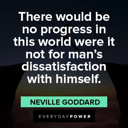 Neville Goddard quotes about progress