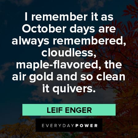 colorful October quotes