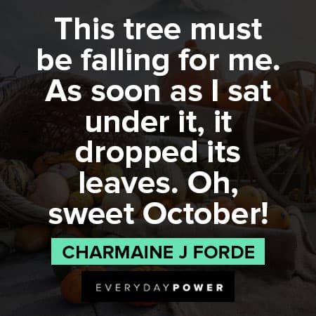 October quotes about sweet october