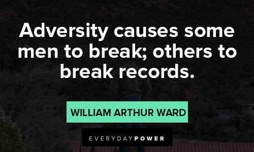 adversity quotes about Adversity causes some men to break; others to break records
