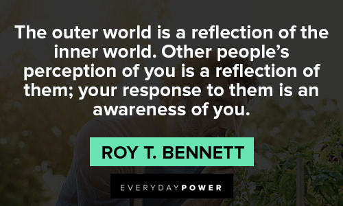 perception quotes about reflection of the inner world