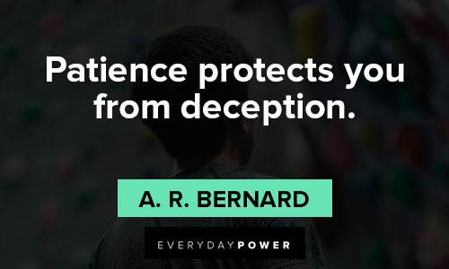 protection quotes about patience protects from deception