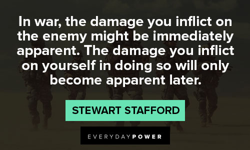 PTSD quotes from Stewart Stafford