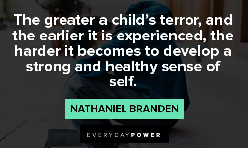 PTSD quotes about the greater a child's terror