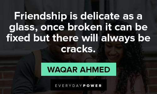 quotes about best friends on friendship is delicate as a glass