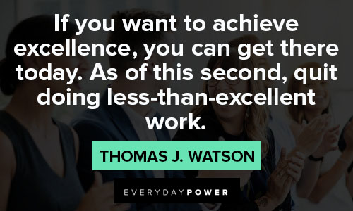 quotes on success to achieve excellence