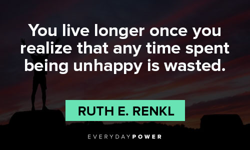 quotes on success being unhappy is wasted