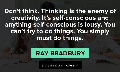 ray bradbury quotes on creativity