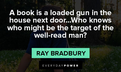 ray bradbury quotes about well read man