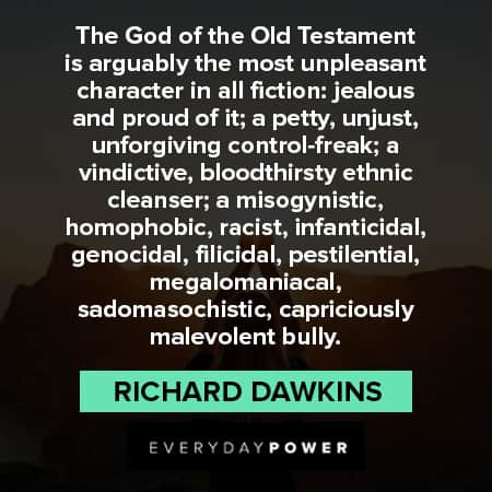 Richard Dawkins quotes about the GOD
