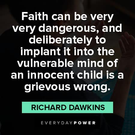 Richard Dawkins quotes about faith