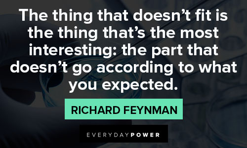 Richard Feynman quotes about science is the most interesting part