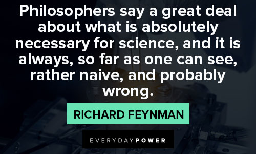 Richard Feynman quotes about philosophers
