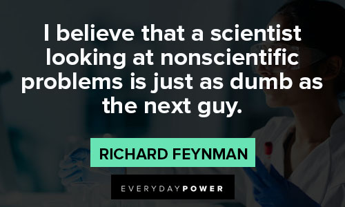 Richard Feynman quotes about scientist
