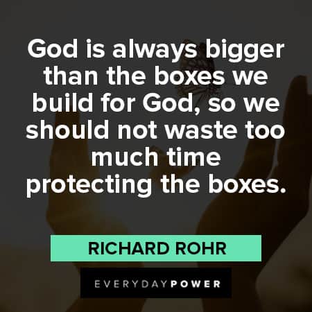 richard rohr quotes on wasting time