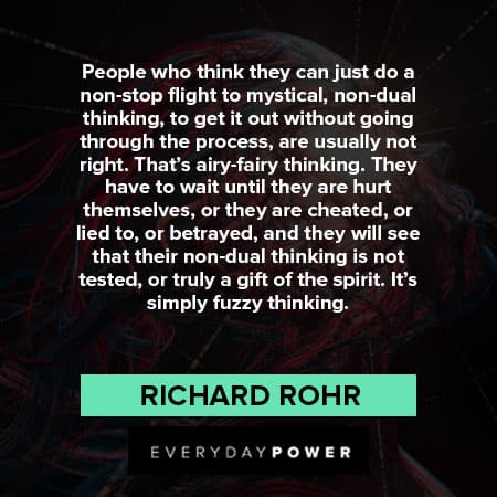 Richard Rohr quotes about thinking