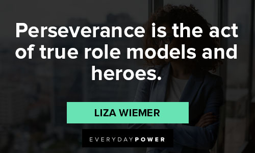 role model quotes about perservance is the act of true role models and heroes