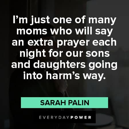 Sarah Palin quotes about moms