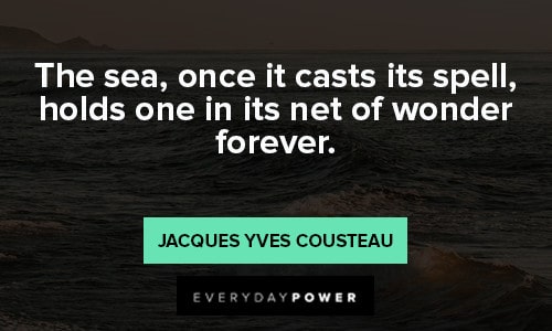 sea quotes about wonder forever