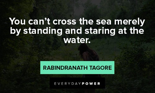 sea quotes about standing and staring at the water