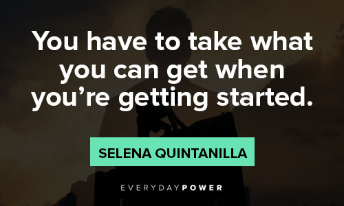 Selena Quintanilla quotes on hard work