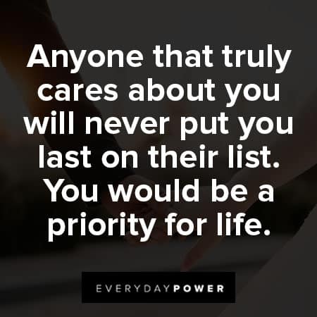 setting priority quotes about priority for life