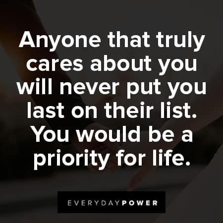 Life Priority Quotes