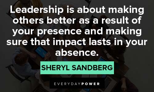 Ledership Sheryl Sandberg Quotes