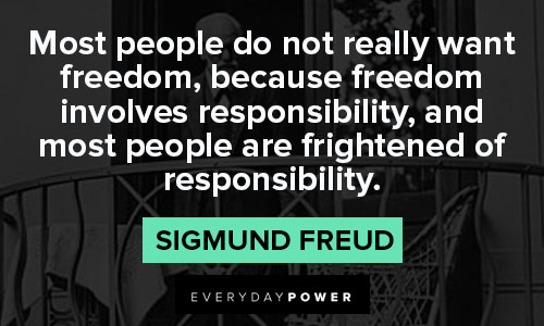 Sigmund Freud Quotes about freedom
