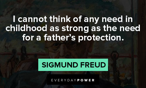 Sigmund Freud Quotes for a father's protection