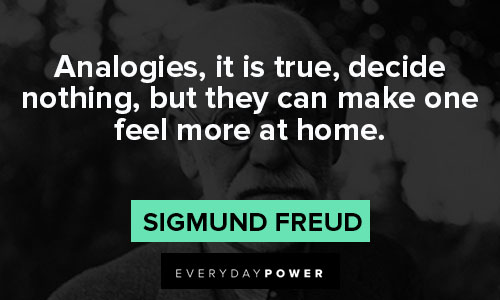 Sigmund Freud Quotes on Analogies