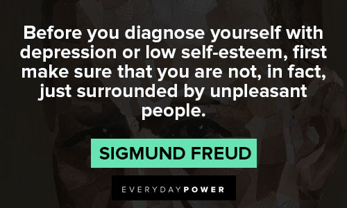 Sigmund Freud Quotes about low self-esteem