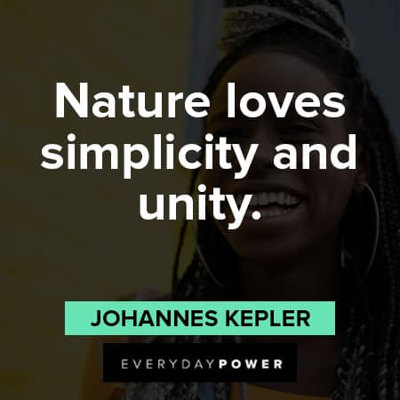 simplicity quotes about Nature loves simplicity and unity