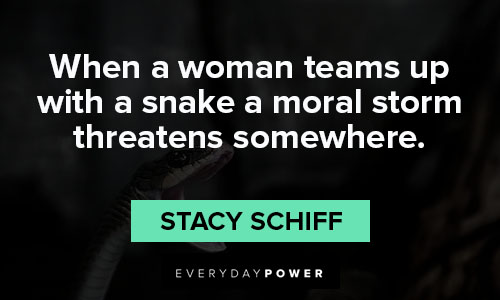 snake quotes about a moral storm threatens somewhere