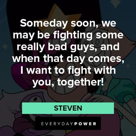 Steven Universe quotes about fighting 